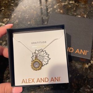 Brand New Alex and Ani Sunflower Necklace !!